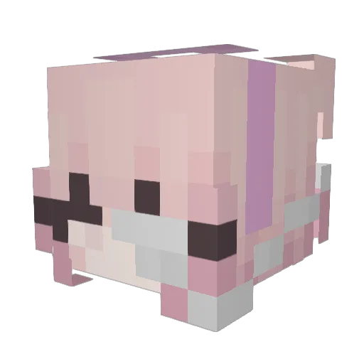 lixxy_ Minecraft avatar head, 3D render