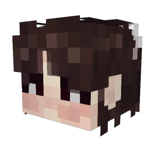 liyadolls Minecraft avatar head, 3D render