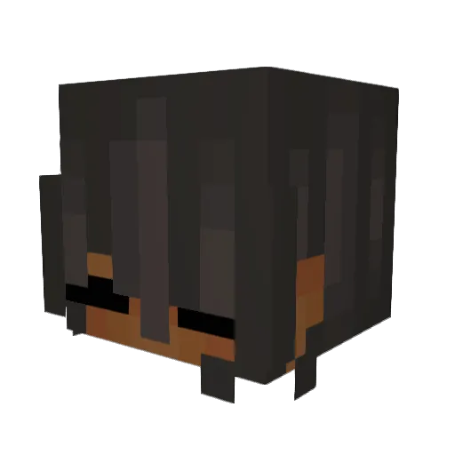 liyalvrbug Minecraft avatar head, 3D render