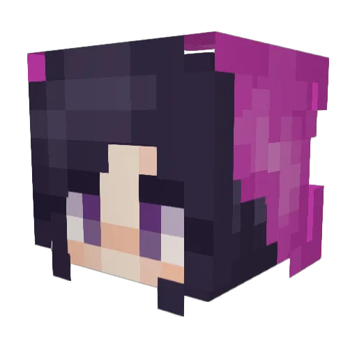 liyaslander Minecraft avatar head, 3D render