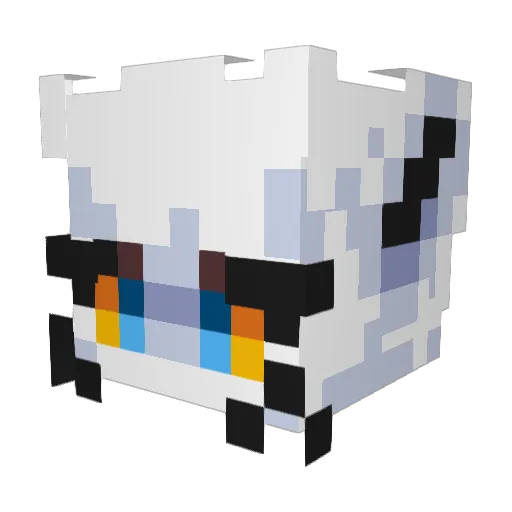 liyoj Minecraft avatar head, 3D render
