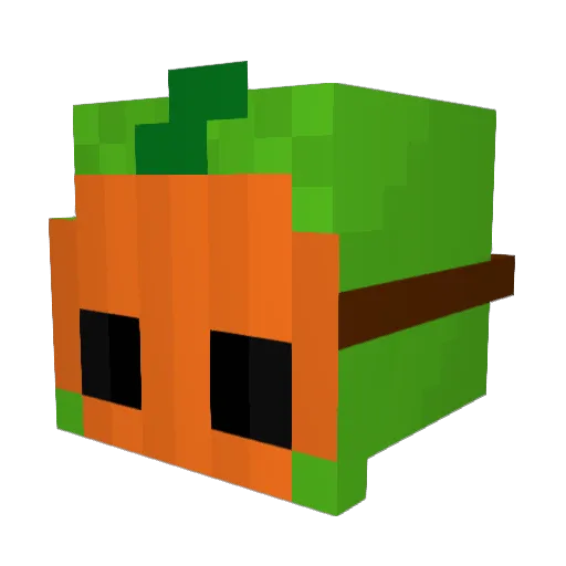 liz_rad Minecraft avatar head, 3D render