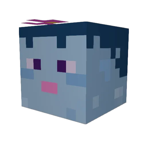lizard349 Minecraft avatar head, 3D render