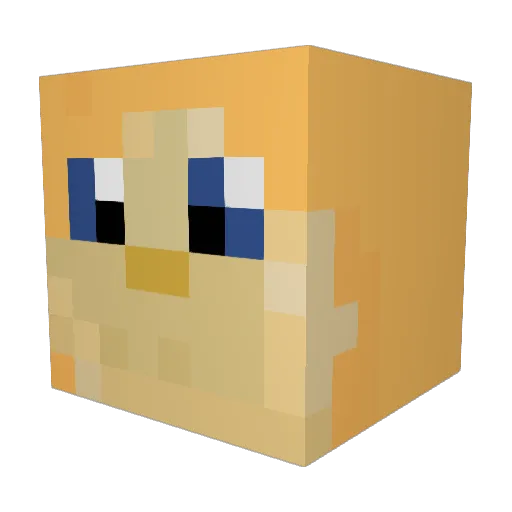 lizard6851 Minecraft avatar head, 3D render