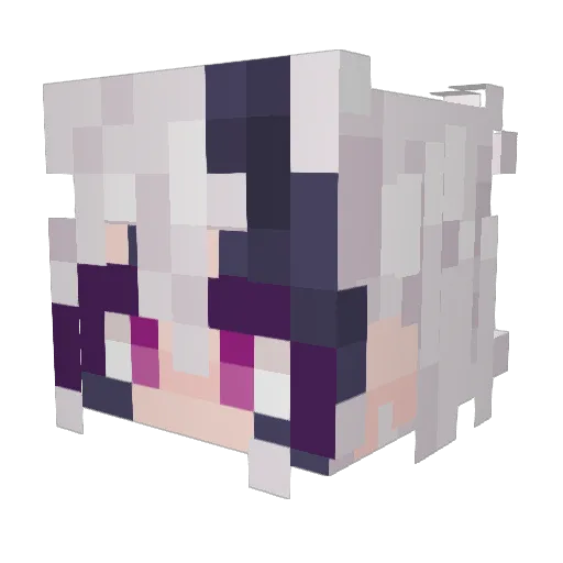 lizard7744 Minecraft avatar head, 3D render