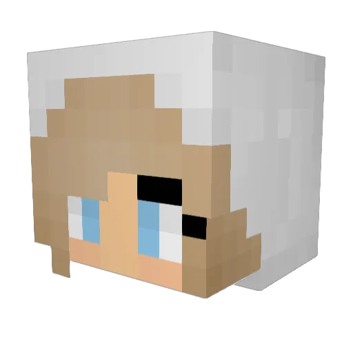 lizardioslayer Minecraft avatar head, 3D render