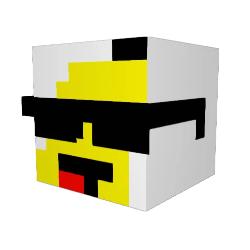 lizardking1010 Minecraft avatar head, 3D render