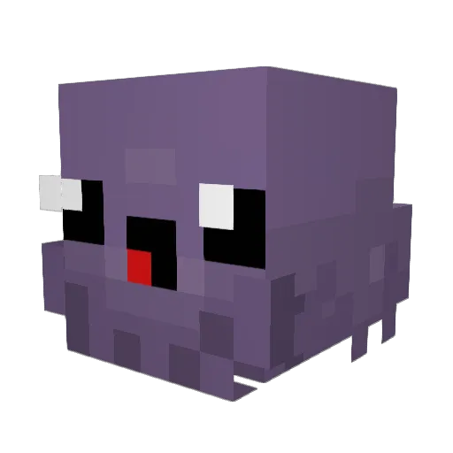 lizaz Minecraft avatar head, 3D render