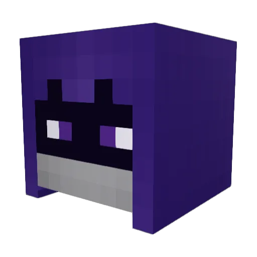 lizazard Minecraft avatar head, 3D render