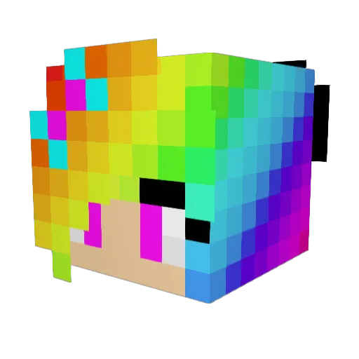 lizbeth798 Minecraft avatar head, 3D render