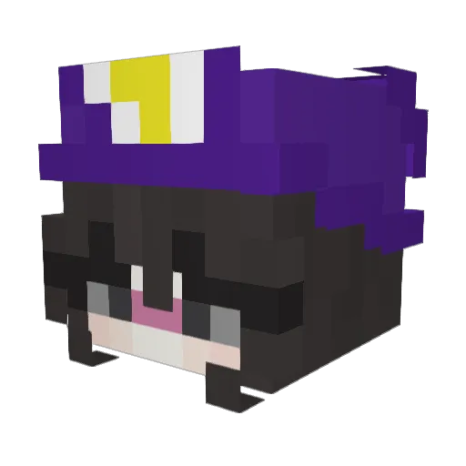 lizbff3 Minecraft avatar head, 3D render