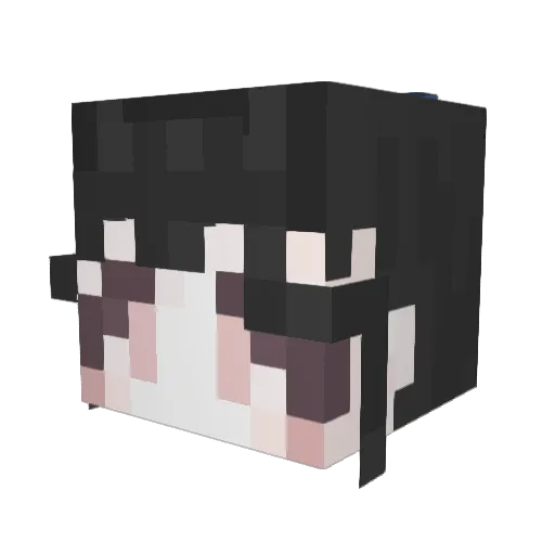 lizrecipe Minecraft avatar head, 3D render