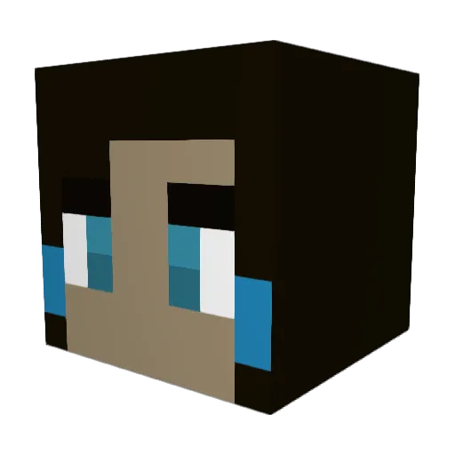 lizrm0 Minecraft avatar head, 3D render