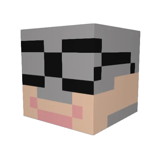 lizten5463 Minecraft avatar head, 3D render