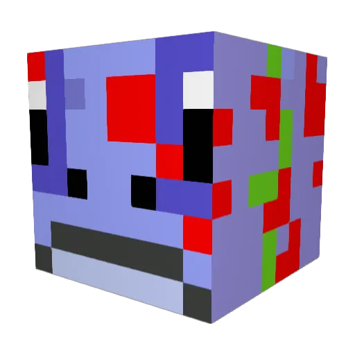 lizzard462 Minecraft avatar head, 3D render