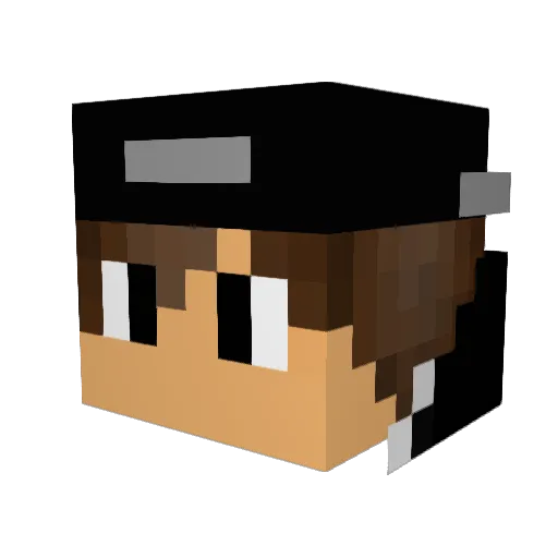 lizzardman Minecraft avatar head, 3D render
