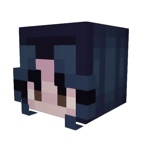 lizzarrdd Minecraft avatar head, 3D render
