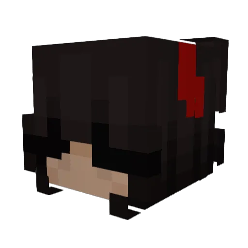 lizzeee0 Minecraft avatar head, 3D render
