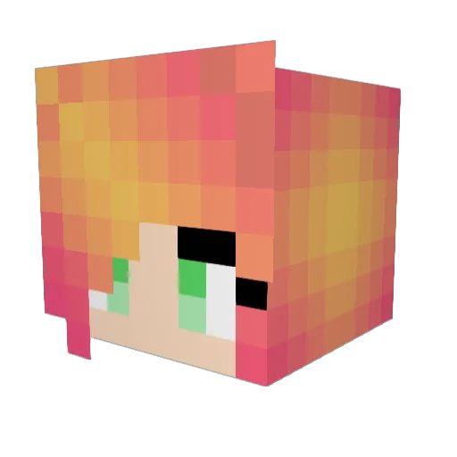 lizzie2000000 Minecraft avatar head, 3D render