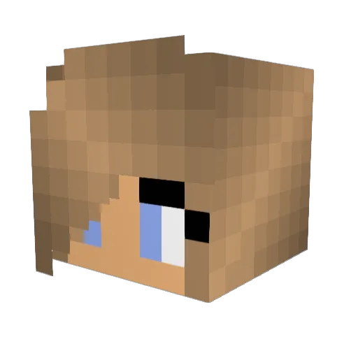 lizzie720 Minecraft avatar head, 3D render