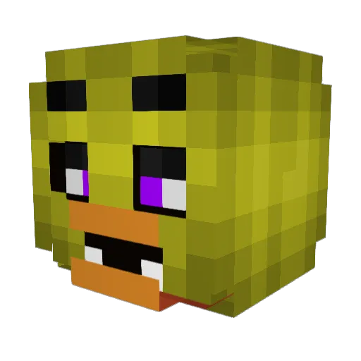 lizzie900 Minecraft avatar head, 3D render