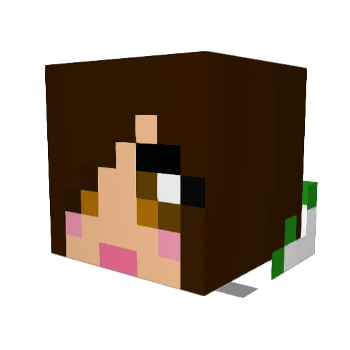 lizzie_97 Minecraft avatar head, 3D render