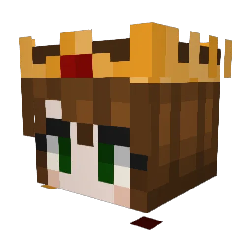 lizziecb17 Minecraft avatar head, 3D render