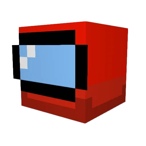 lizziemain Minecraft avatar head, 3D render