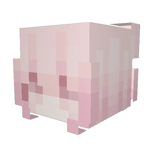 ljcchen Minecraft avatar head, 3D render