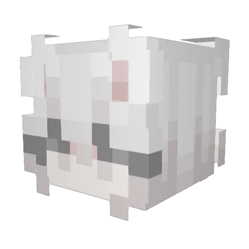ljle666 Minecraft avatar head, 3D render