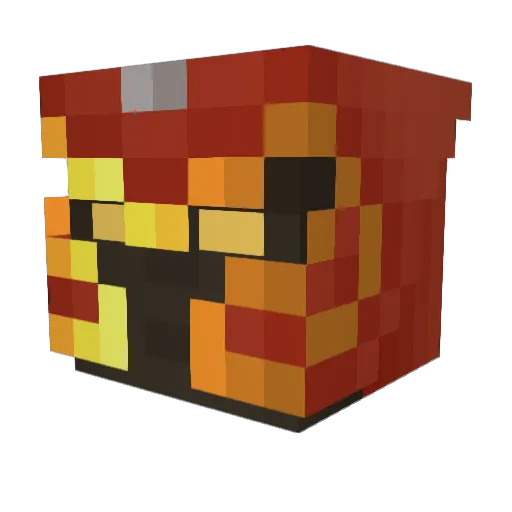 ljnero Minecraft avatar head, 3D render