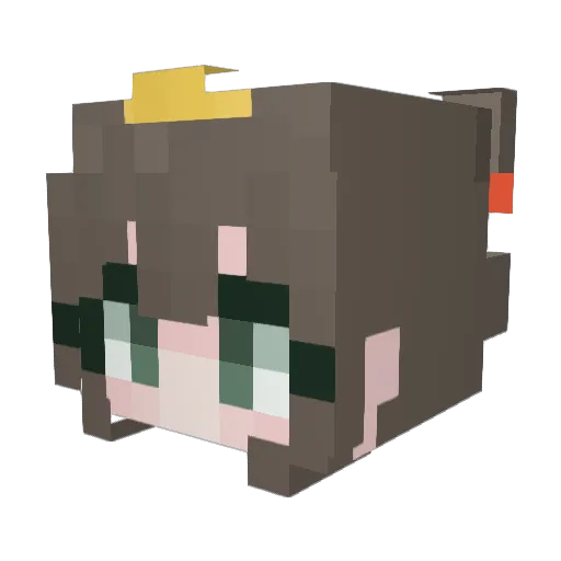 ljs246 Minecraft avatar head, 3D render