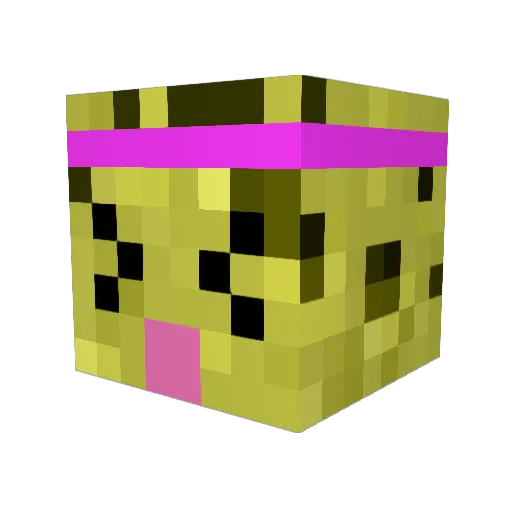 ljusstake2000 Minecraft avatar head, 3D render