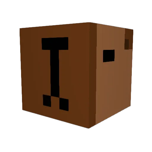 ljw0905 Minecraft avatar head, 3D render