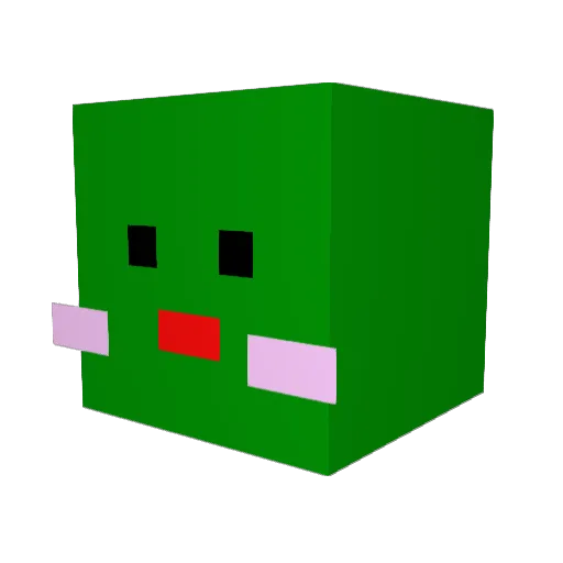 ljy040611 Minecraft avatar head, 3D render