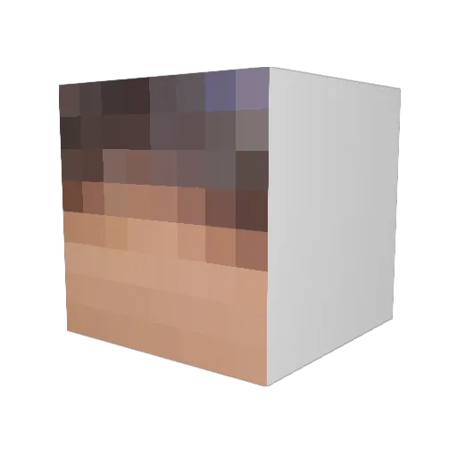 ljy12232 Minecraft avatar head, 3D render