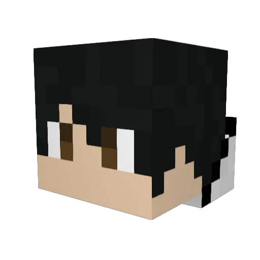 lk2014 Minecraft avatar head, 3D render