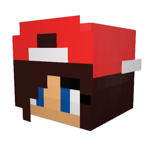 lk4ren Minecraft avatar head, 3D render