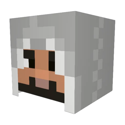 lk_swan Minecraft avatar head, 3D render