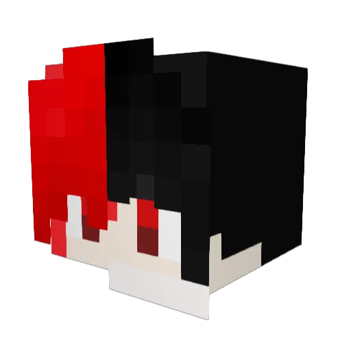 lkame Minecraft avatar head, 3D render