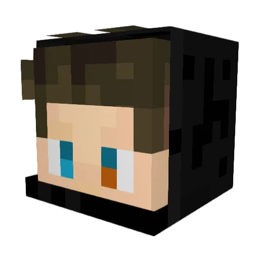 lkaruz Minecraft avatar head, 3D render