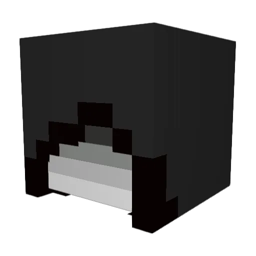 lkeipl Minecraft avatar head, 3D render
