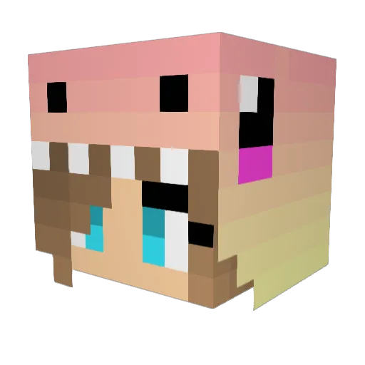 lkjrh2005 Minecraft avatar head, 3D render