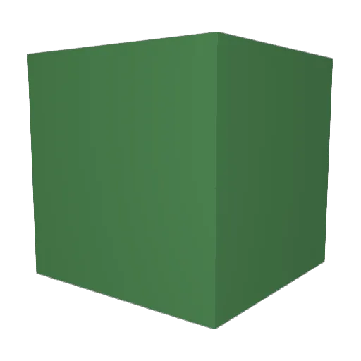 lkky Minecraft avatar head, 3D render