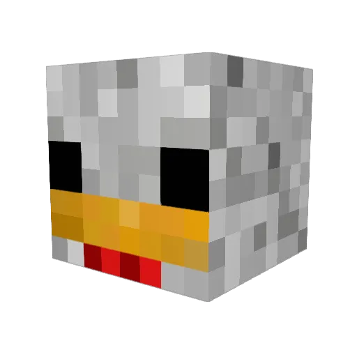 lksi29 Minecraft avatar head, 3D render