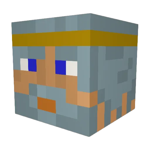 lkslks01 Minecraft avatar head, 3D render