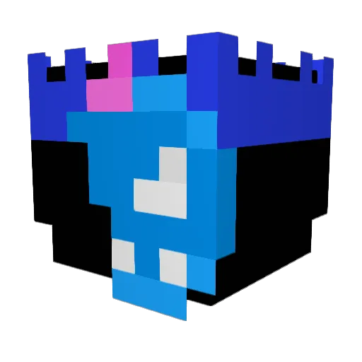 lkxj Minecraft avatar head, 3D render
