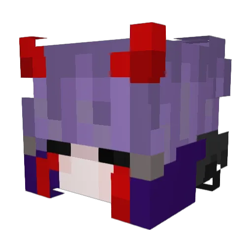 llAssmodeusll Minecraft avatar head, 3D render