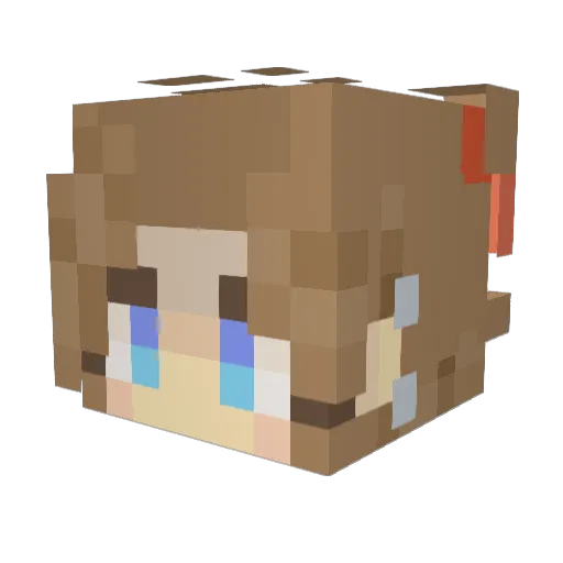 llBirdLadyll Minecraft avatar head, 3D render