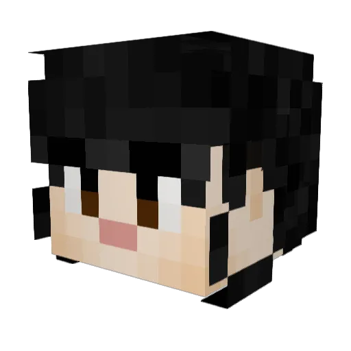 llCalypsoll Minecraft avatar head, 3D render